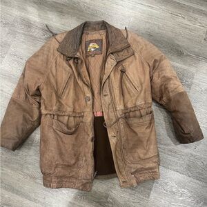 Men's Rugged Brown Field Jacket